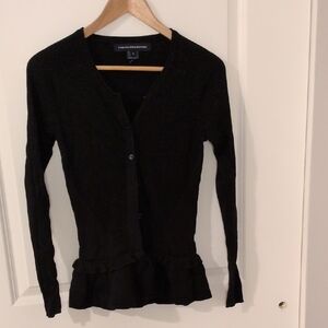 French Connection Black Knit Cardigan